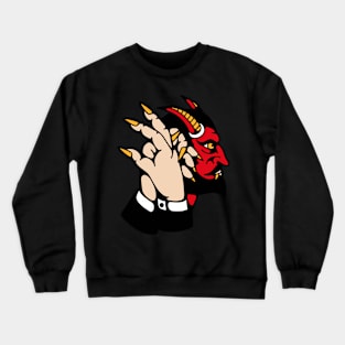 Devil hand Crewneck Sweatshirt